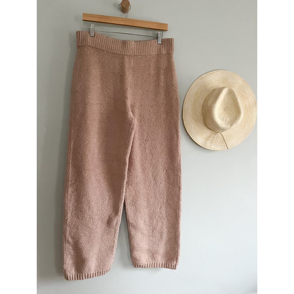 Club Monaco | Bouclé Pants | Light Pink | Sz L | NWT